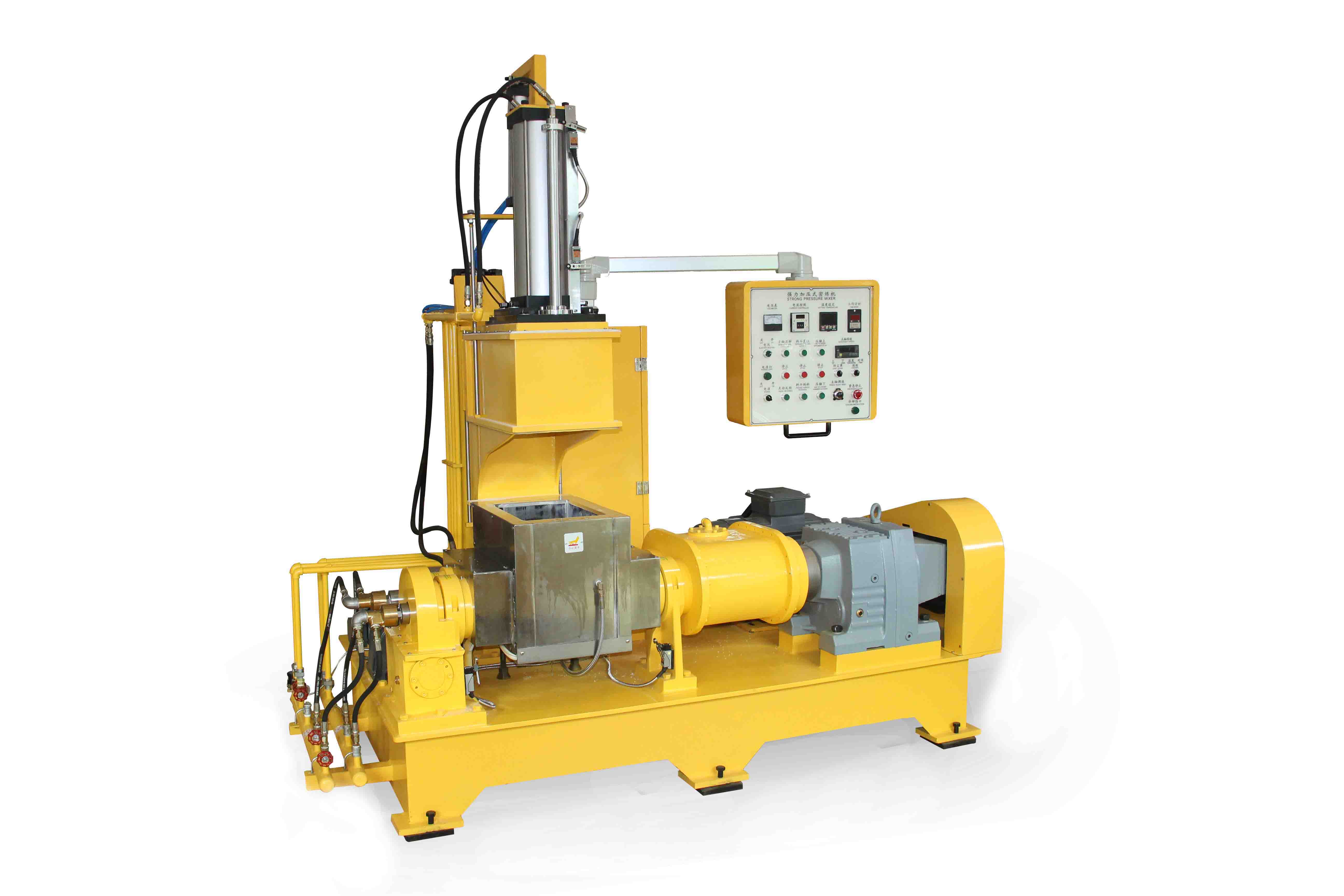 二次防护防尘密炼机 塑料色母颜料混炼机 密闭式防污染炼胶设备